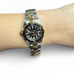 Invicta Signature Swiss Ronda 585 Caliber Women's Watch - 27mm, Steel, Gold 7063